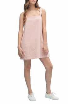 WISHLIST Denim Stripe A-Line Minidress