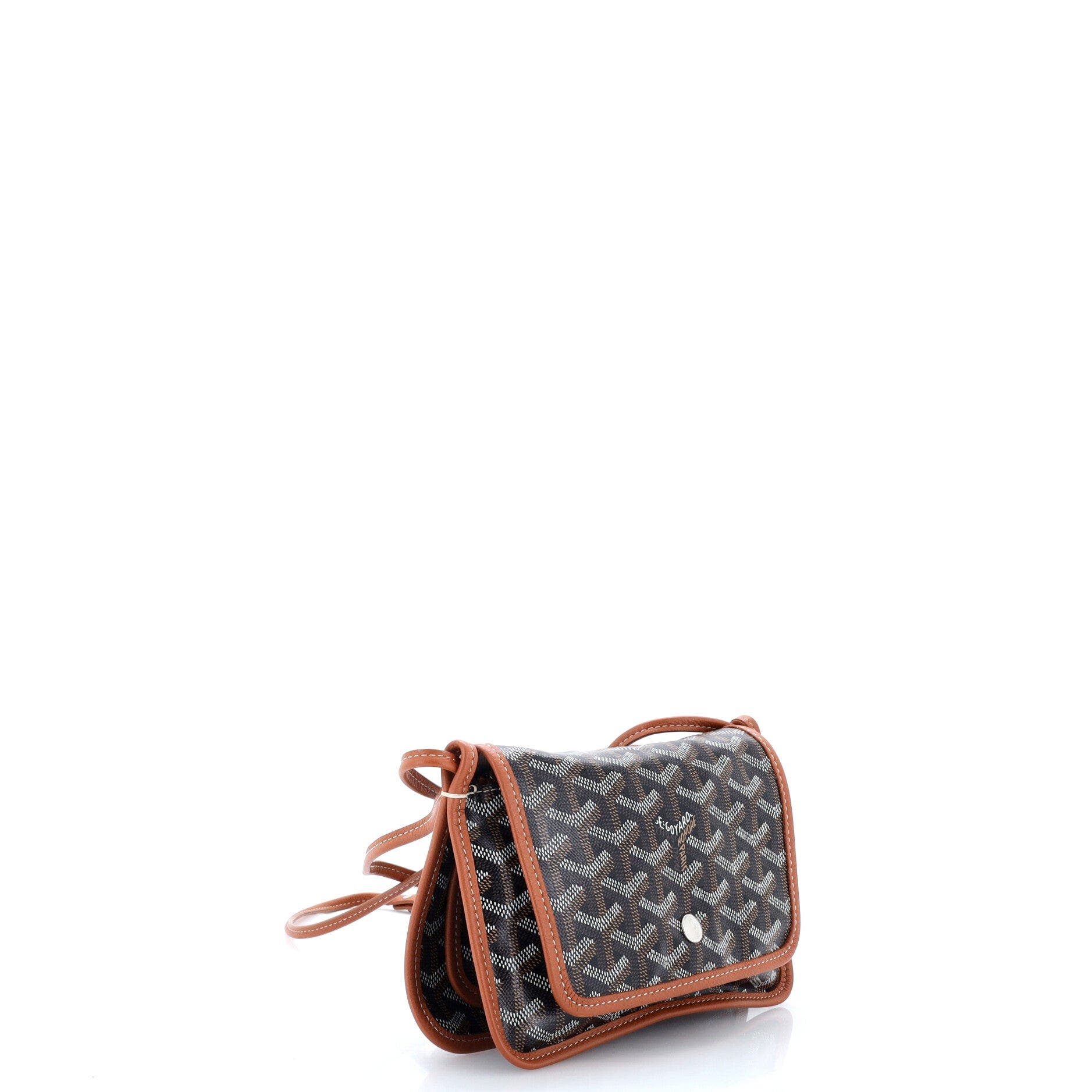 Plumet Clutch Wallet Coated Canvas, Alternate, color, Brown