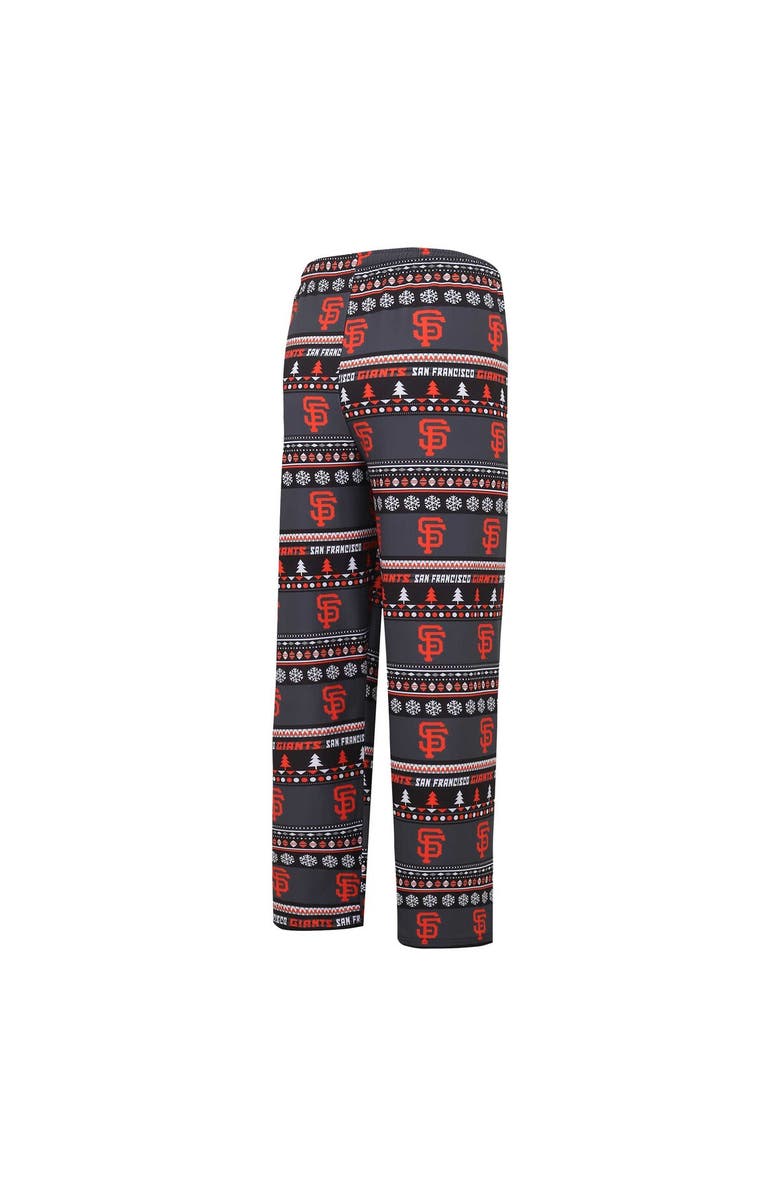 CONCEPTS SPORT Men's Concepts Sport Black San Francisco Giants Knit Ugly Sweater Long Sleeve Top & Pants Set, Alternate, color, Black