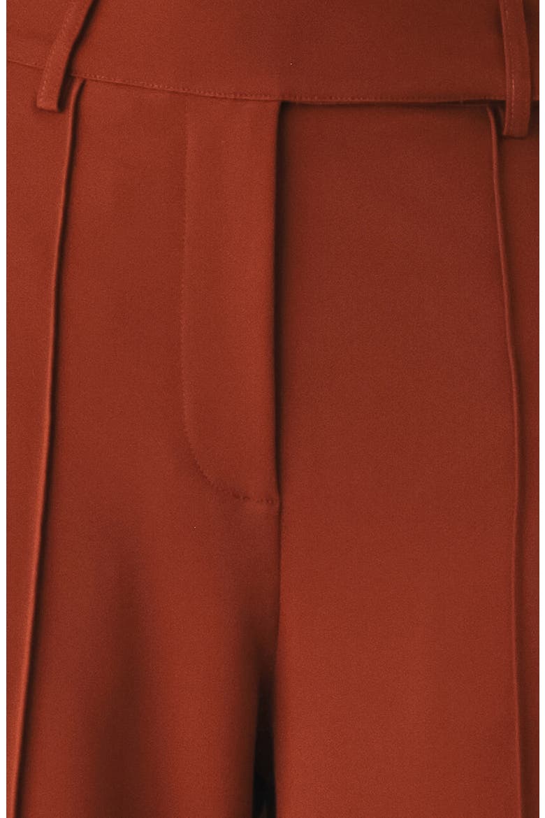 Wide Leg Career Pants, Alternate, color, RUST