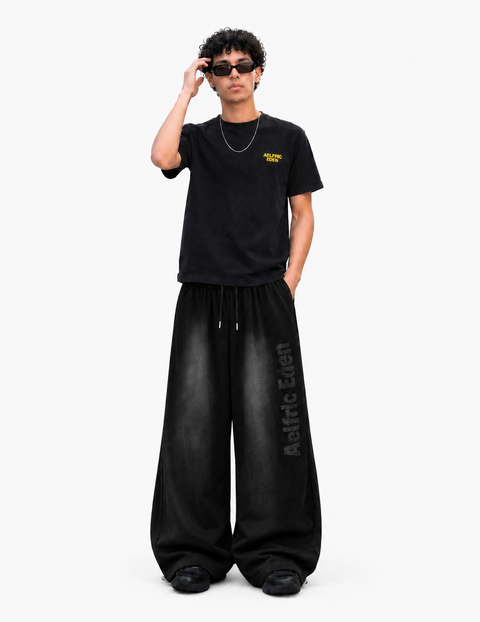 Washed Baggy Barrel Sweatpants