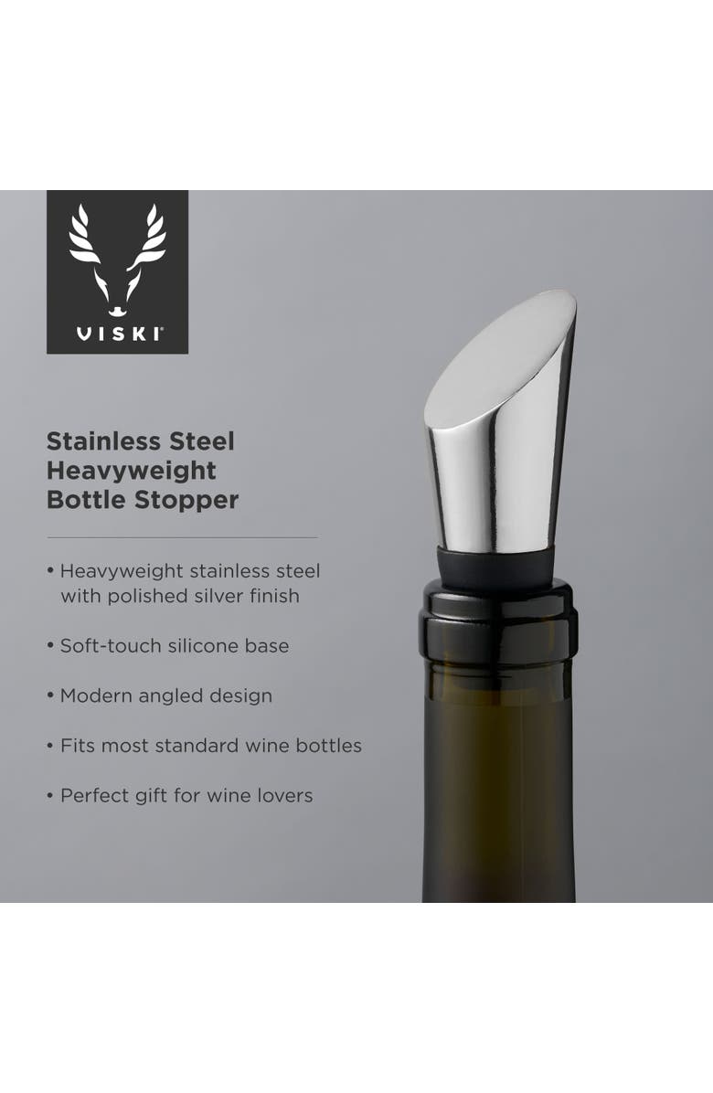 Viski Heavyweight Bottle Stopper, Alternate, color, Harrison