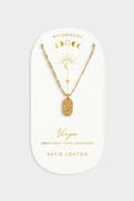 Katie Loxton 'Virgo' Waterproof Gold Zodiac Necklace