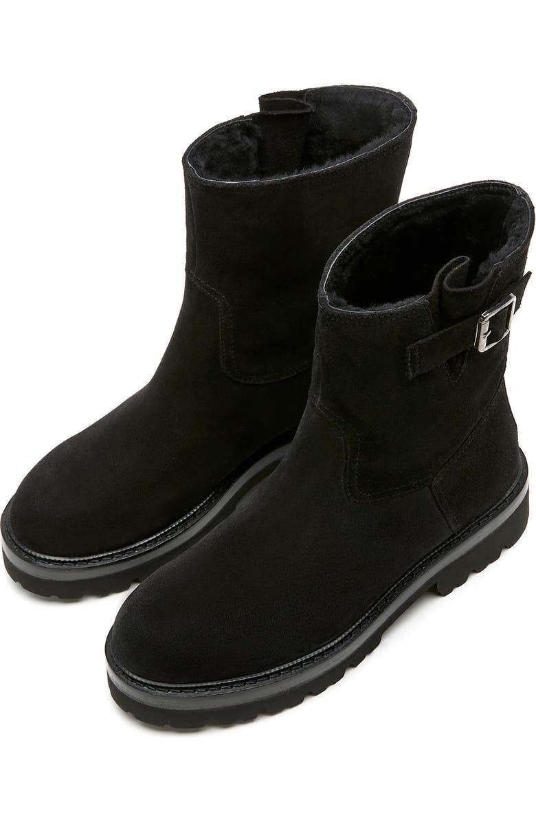 La Canadienne Avril City Dry<sup>™</sup> Shearling Lined Bootie, Alternate, color, Black