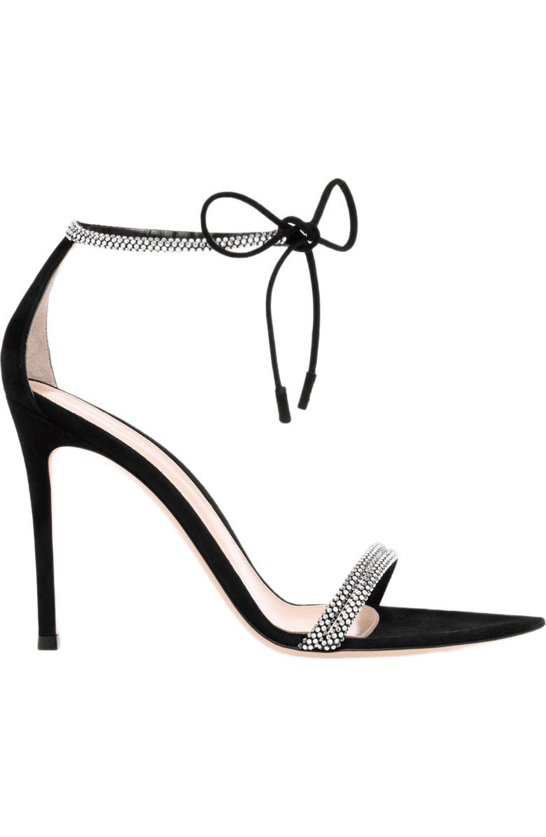 Gianvito Rossi Montecarlo Sandals, Main, color, Black