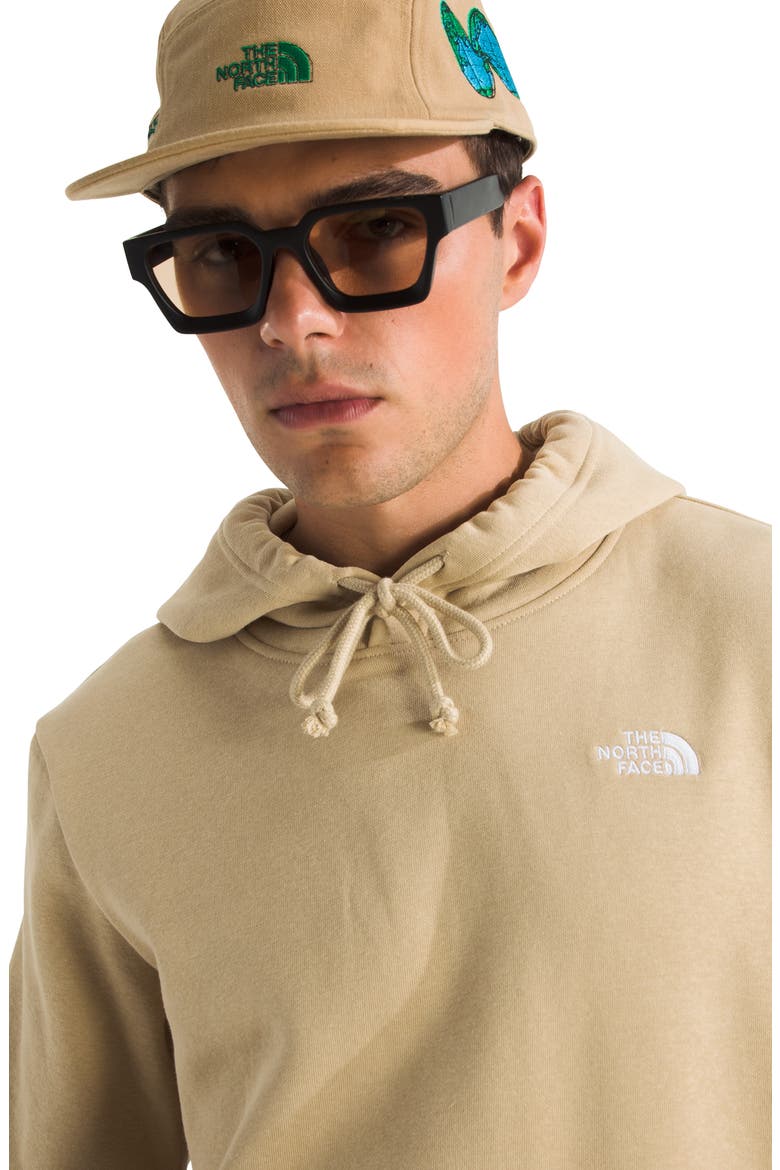 Evolution Simple Dome Fleece Hoodie, Alternate, color, KHAKI STONE