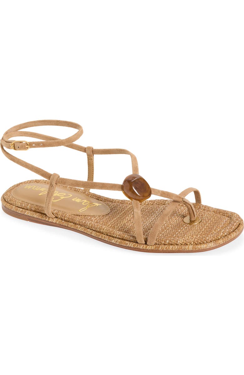 Sam Edelman Rillie Stone Embellished Thong Sandal, Main, color,