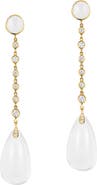 GOSHWARA Naughty Cabochon Drop Earrings