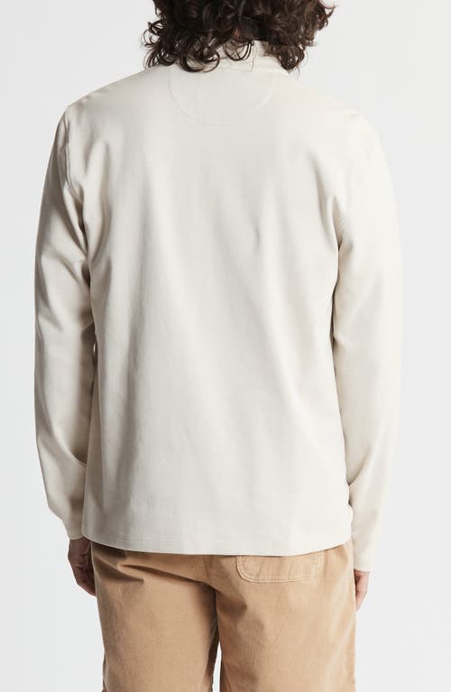 Jachs Stretch Slub Cotton Quarter Zip Pullover
