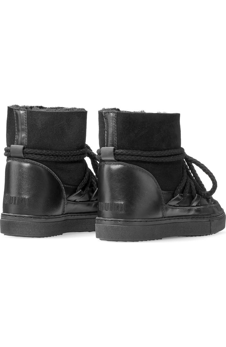 INUIKII Classic Genuine Shearling Lined Sneaker Bootie, Alternate, color,