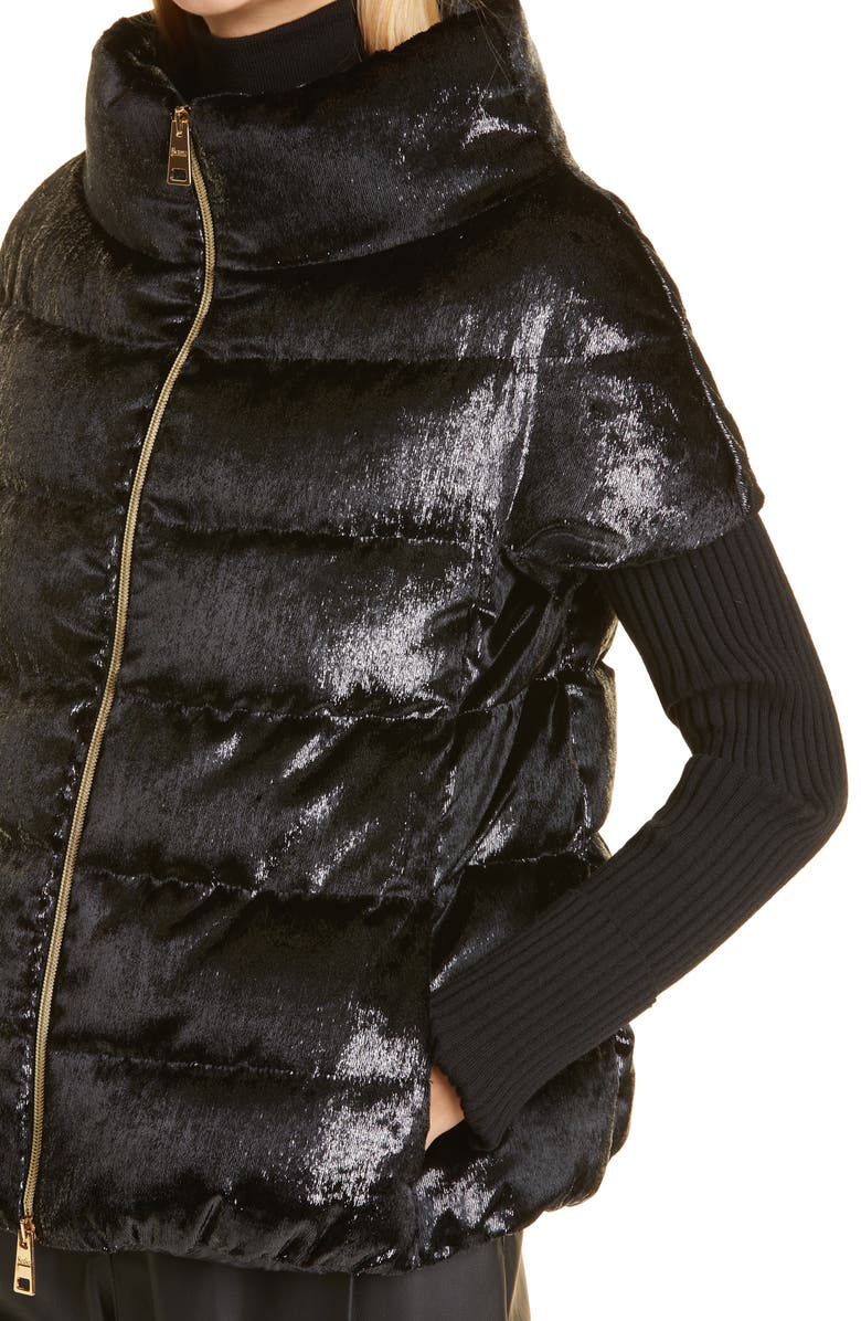 Herno Cap Sleeve Quilted Down Jacket, Alternate, color, 