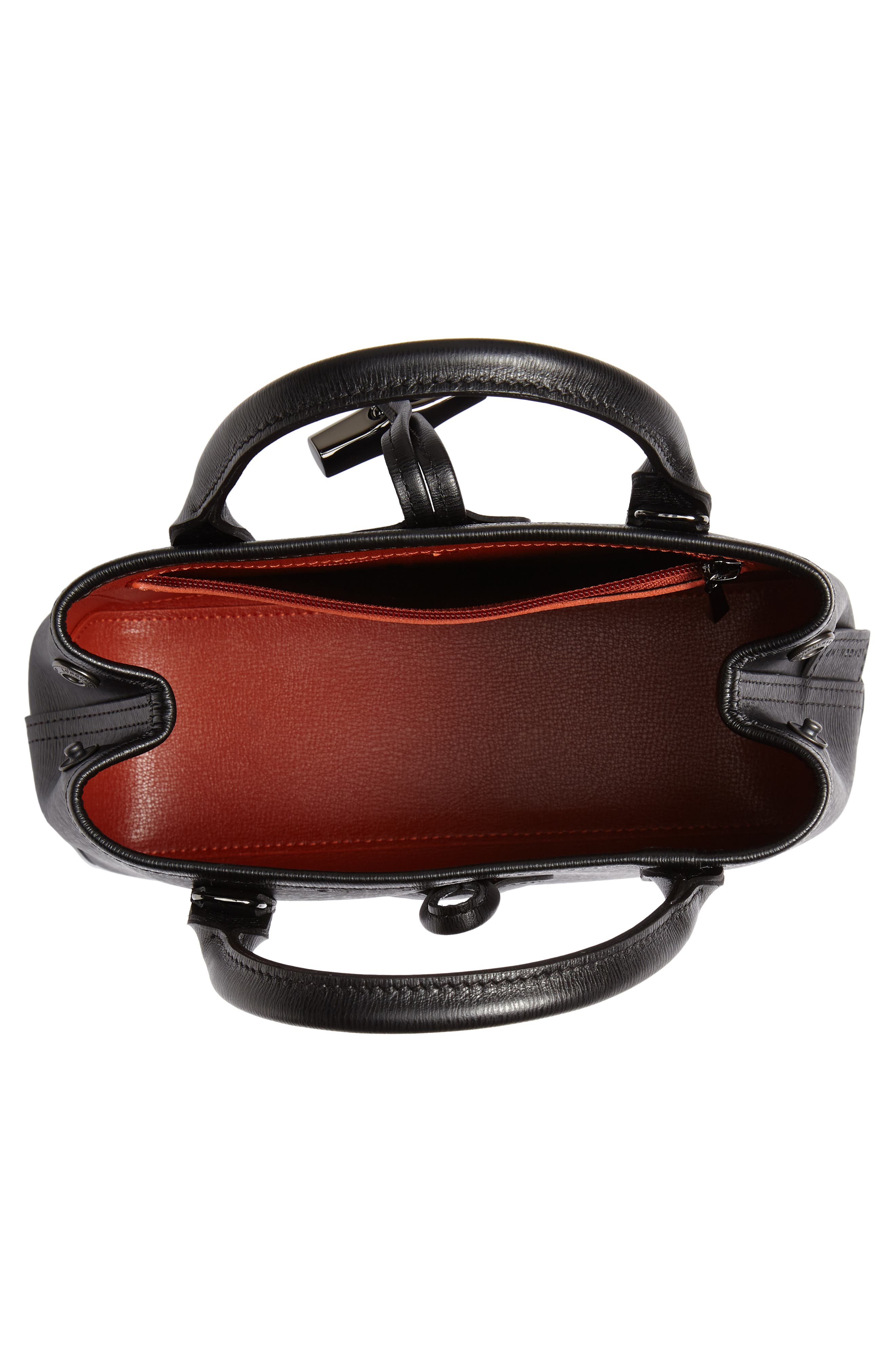 Longchamp Mini Roseau Leather Crossbody Bag, Alternate, color, 