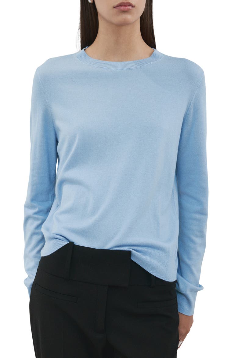 Crewneck Sweater, Main, color, SKY BLUE