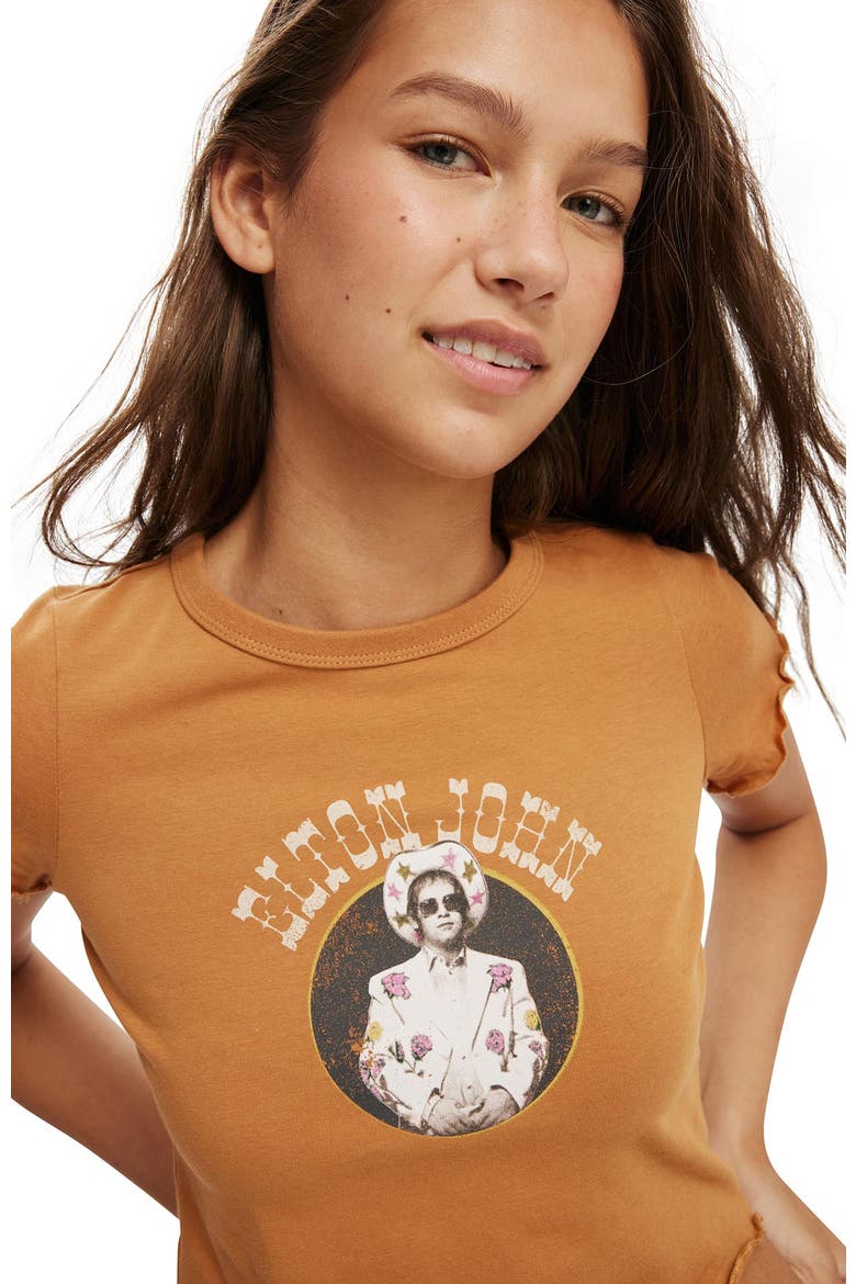 Micro Lettuce Graphic License Tee, Alternate, color, Elton John  Sedona Sand