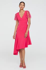 Theia Jazlyn Asymmetric Dress
