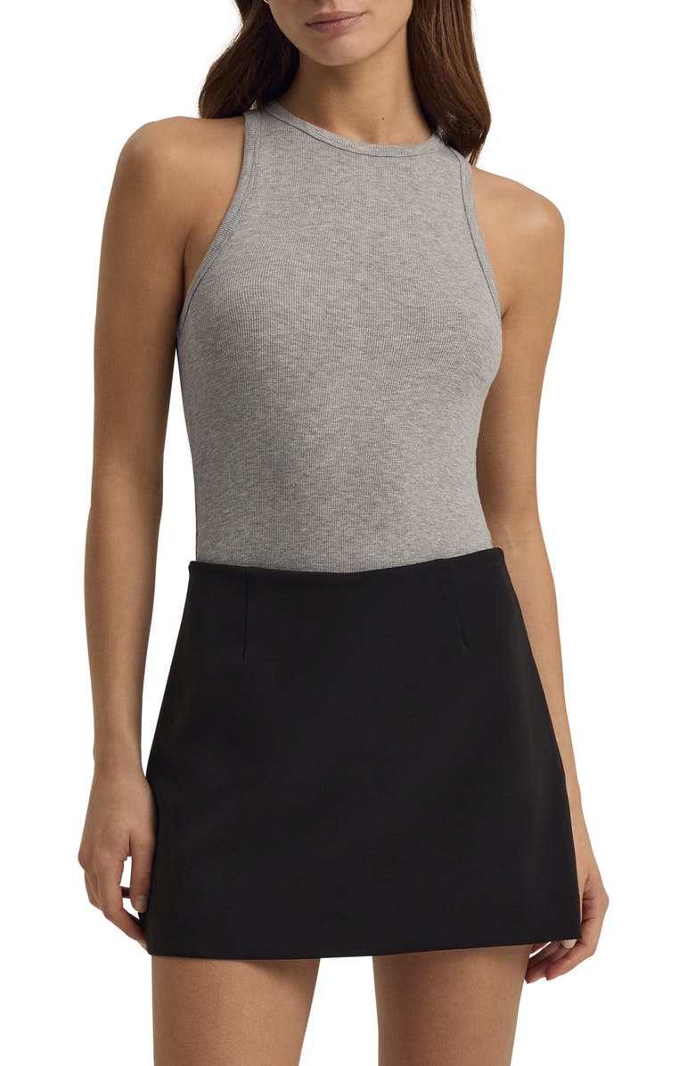 Favorite Daughter The Perfect Bodysuit, Main, color, Heather Grey