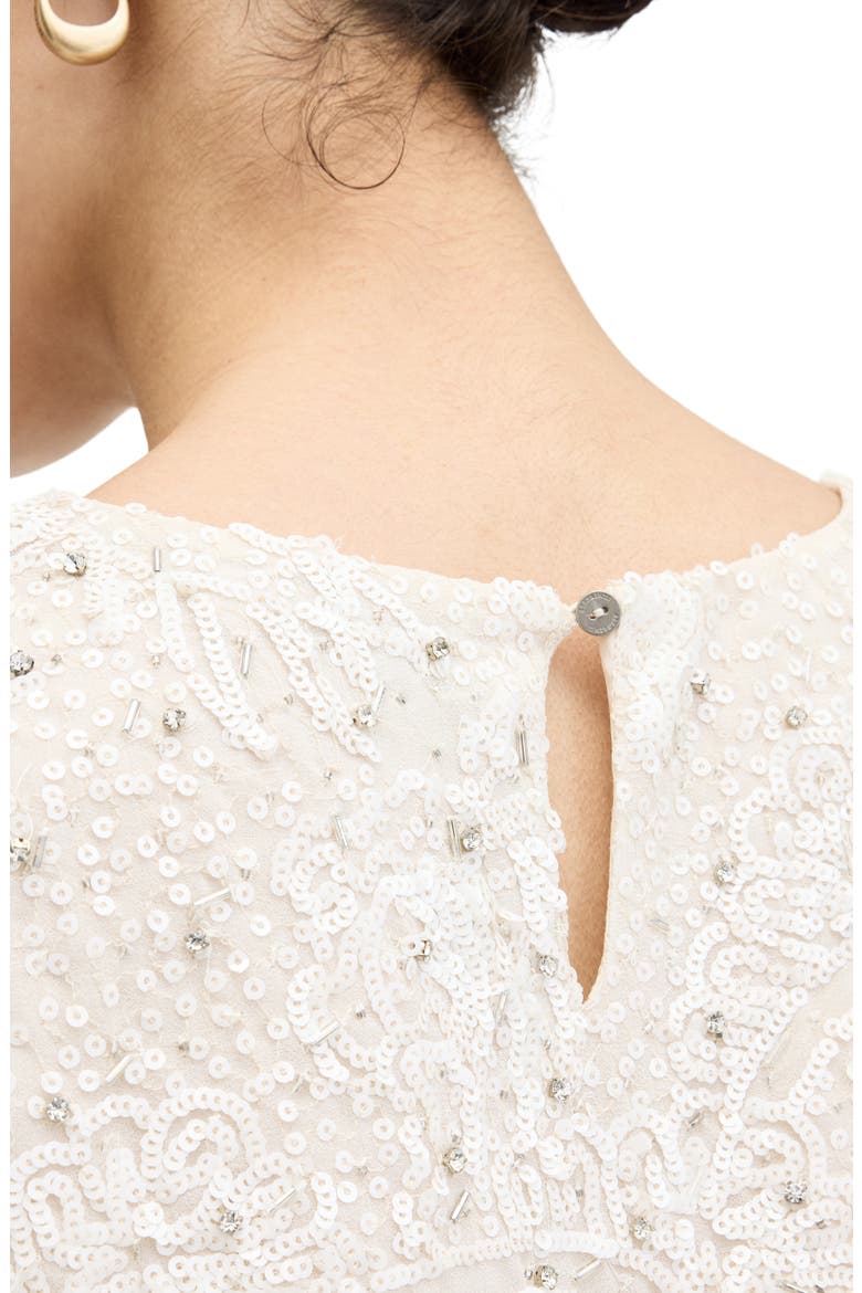 Ivy Bead & Sequin Top, Alternate, color, ECRU WHITE