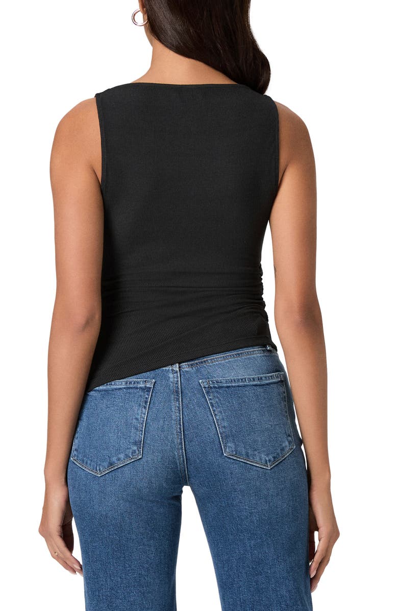 PAIGE Reggie Boat Neck Tank, Alternate, color, Black