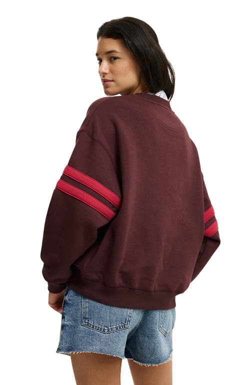Cotton On Graphic Crew Sweatshirt In Brown