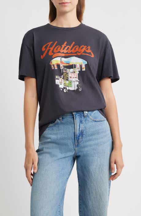 Vinyl Icons Hot Dog Cart Graphic T-Shirt
