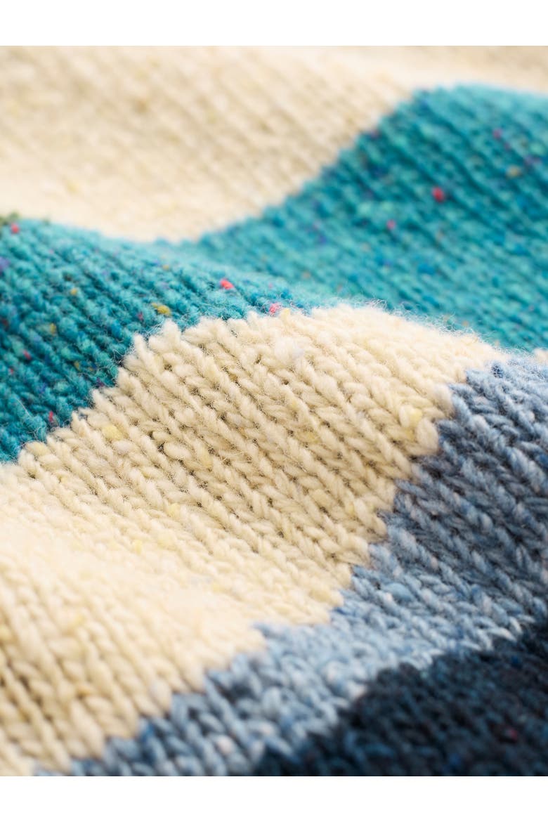 Donegal Scenic Sweater, Alternate, color, NAVY MULTI
