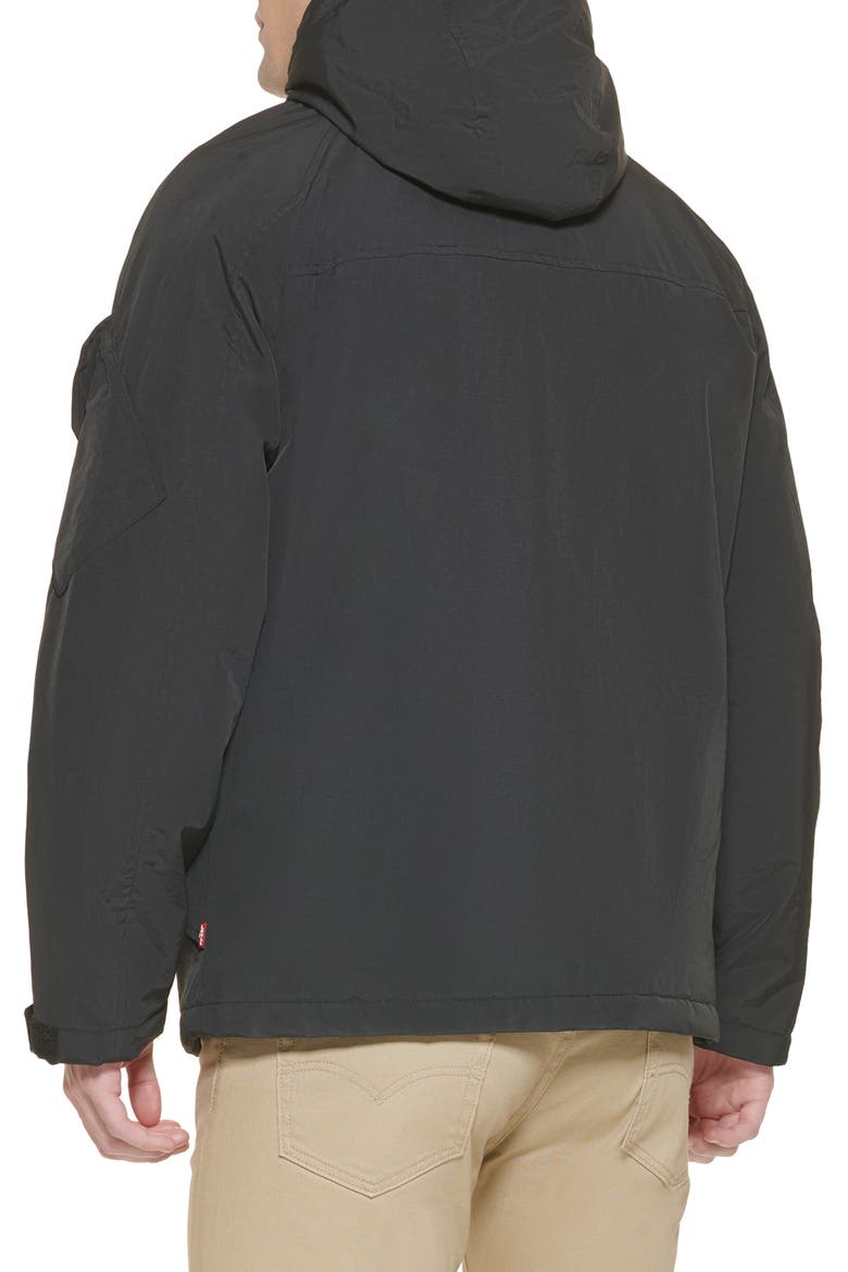 Levi's® Performance Storm Rain Jacket, Alternate, color, BLACK