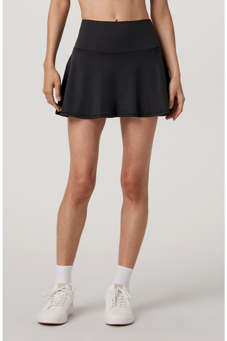 Baseline Tennis Skirt, Main, color, BLACK