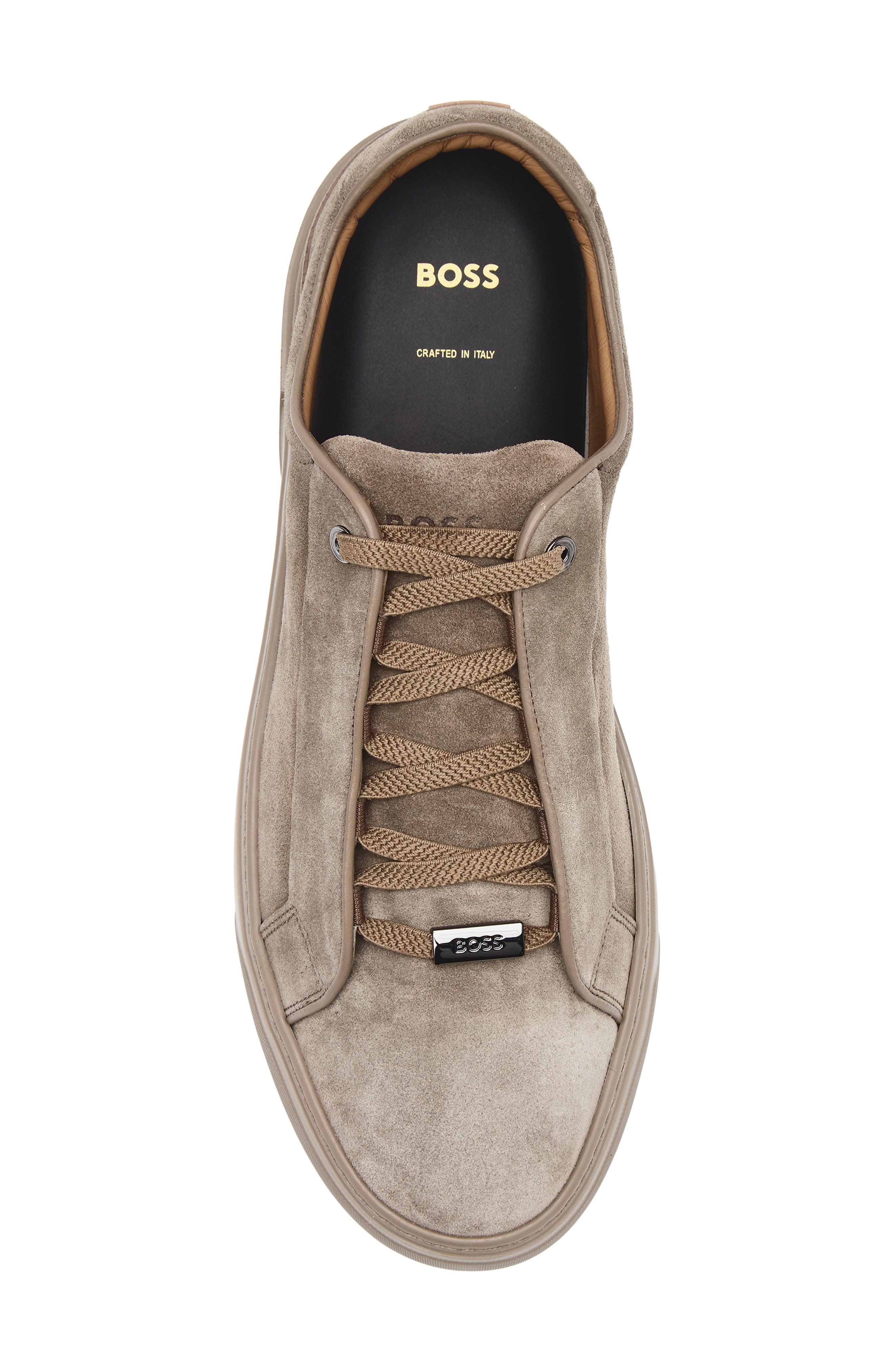 BOSS Gary Low Top Sneaker, Alternate, color, Beige/ Khaki