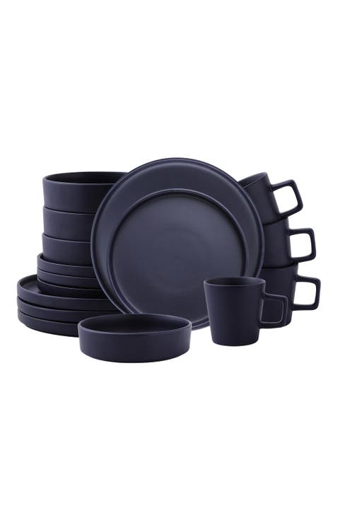 Cleo Stoneware 16-Piece Dinnerware Set