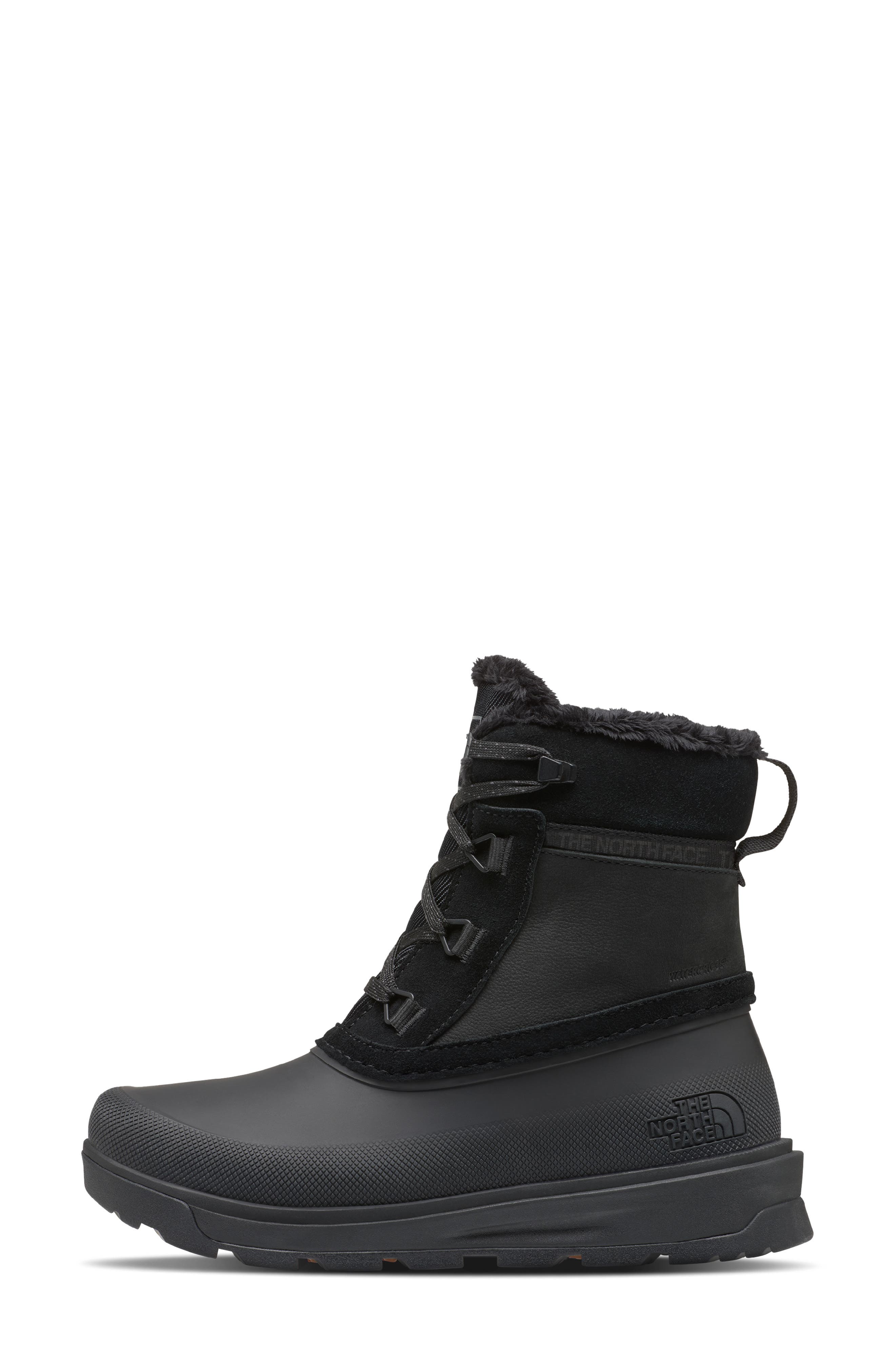The North Face Shellista V Waterproof Insulated Short Boot, Main, color, Tnf Black/ Tnf Black