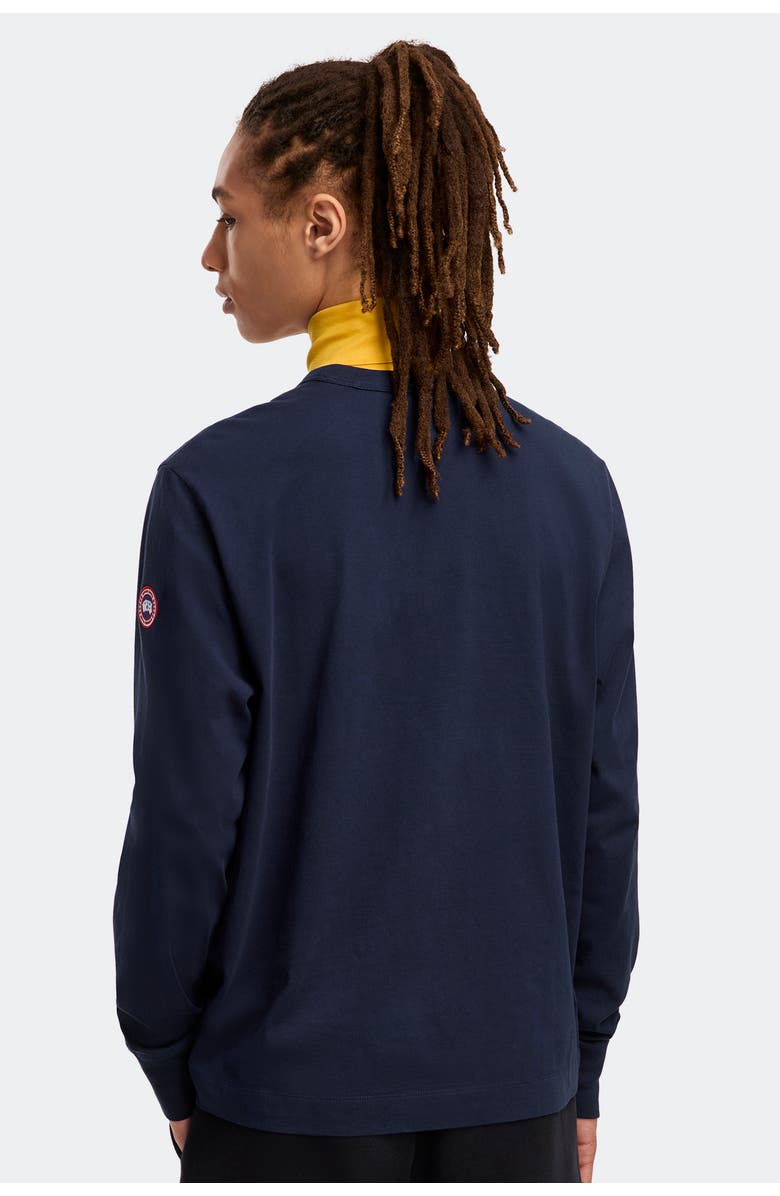 GOOSE Gladstone Long Sleeve T-Shirt, Alternate, color, Atlantic Navy