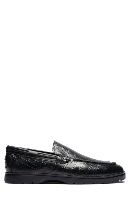 Gernie Venetian Low Top Loafer In Black