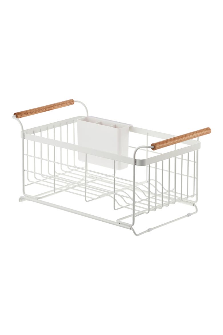 Over the Sink Dish Drainer Rack, Main, color, WHITE