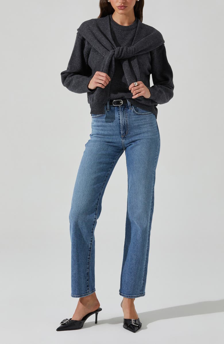 ASTR the Label Delrin Sweater, Alternate, color, Charcoal