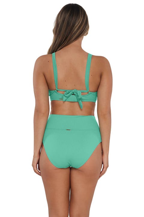 Hannah High Waist Bikini Swim Bottoms
