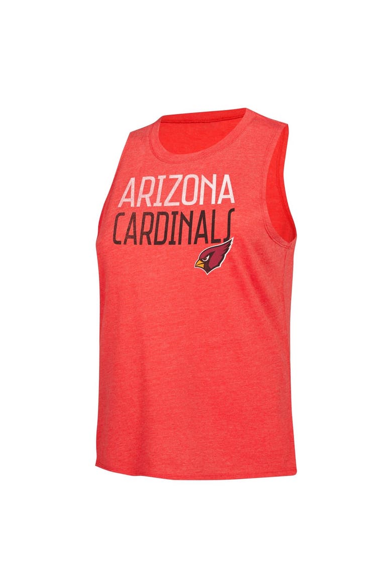 Women's Concepts Sport Black/Cardinal Arizona Cardinals Muscle Tank Top & Pants Lounge Set, Alternate, color, Black