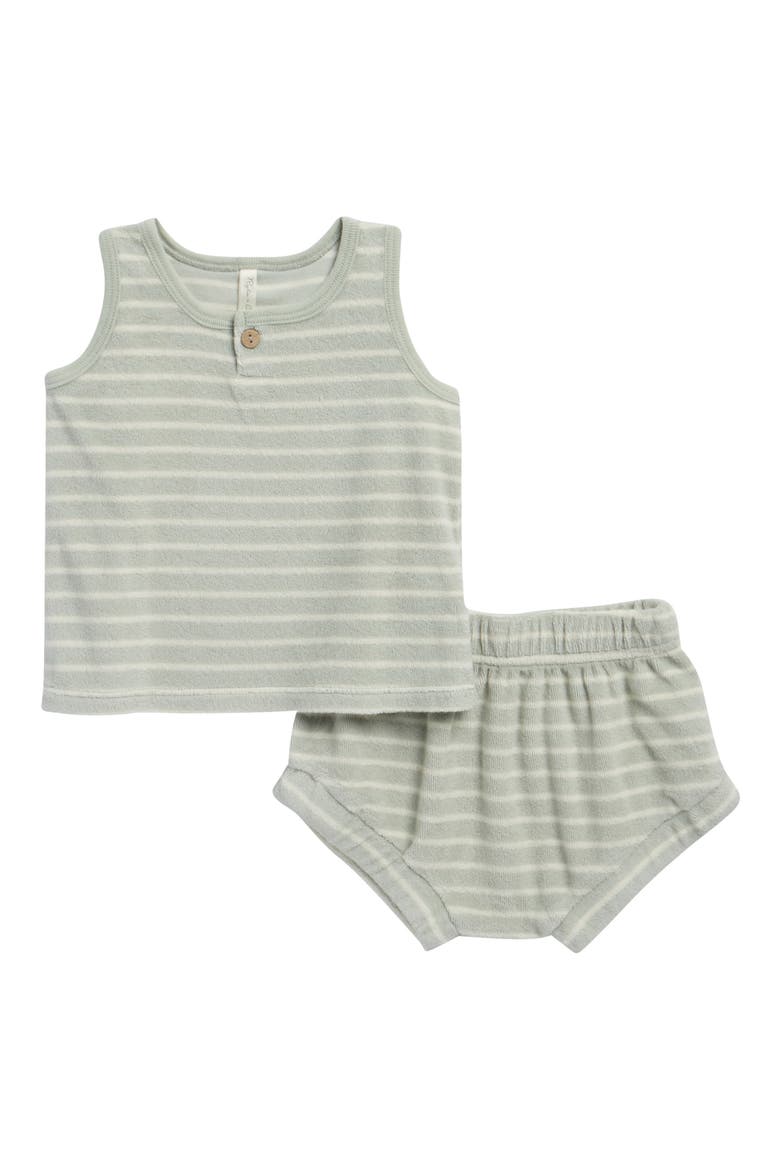 Terry Tank & Shorts Set, Main, color, SEAFOAM