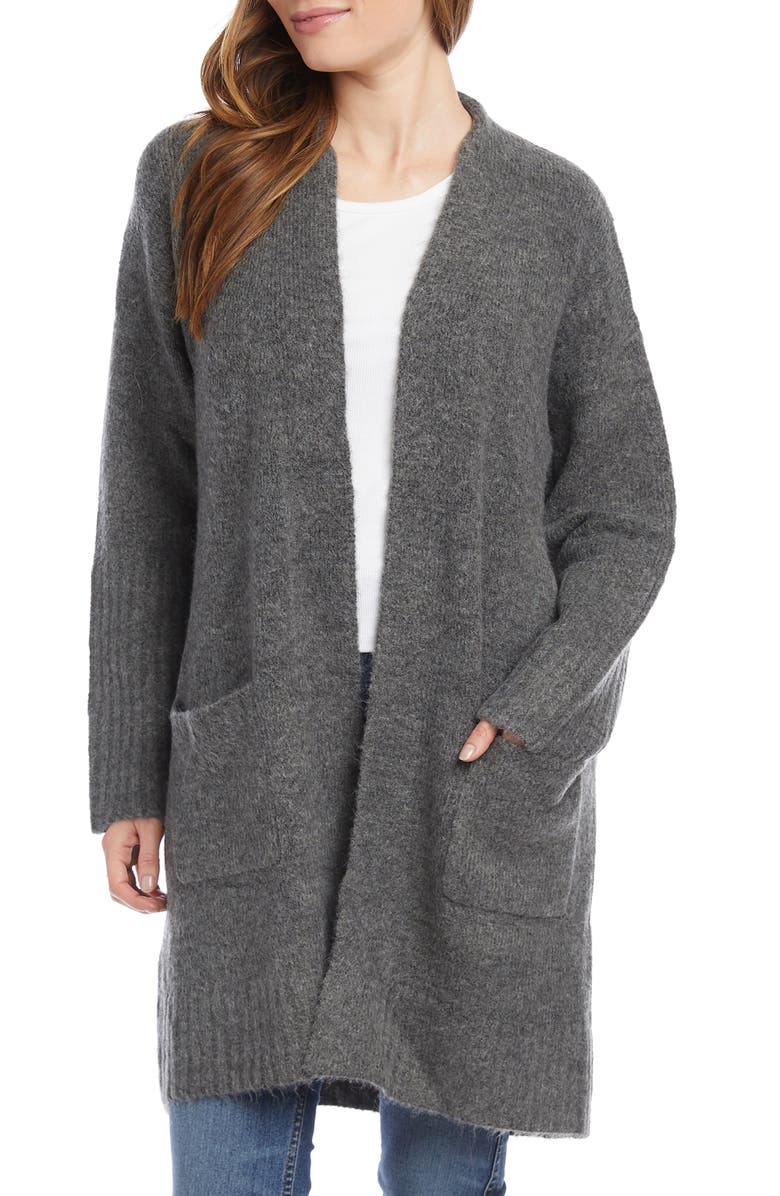 Karen Kane Open Front Cardigan, Alternate, color,