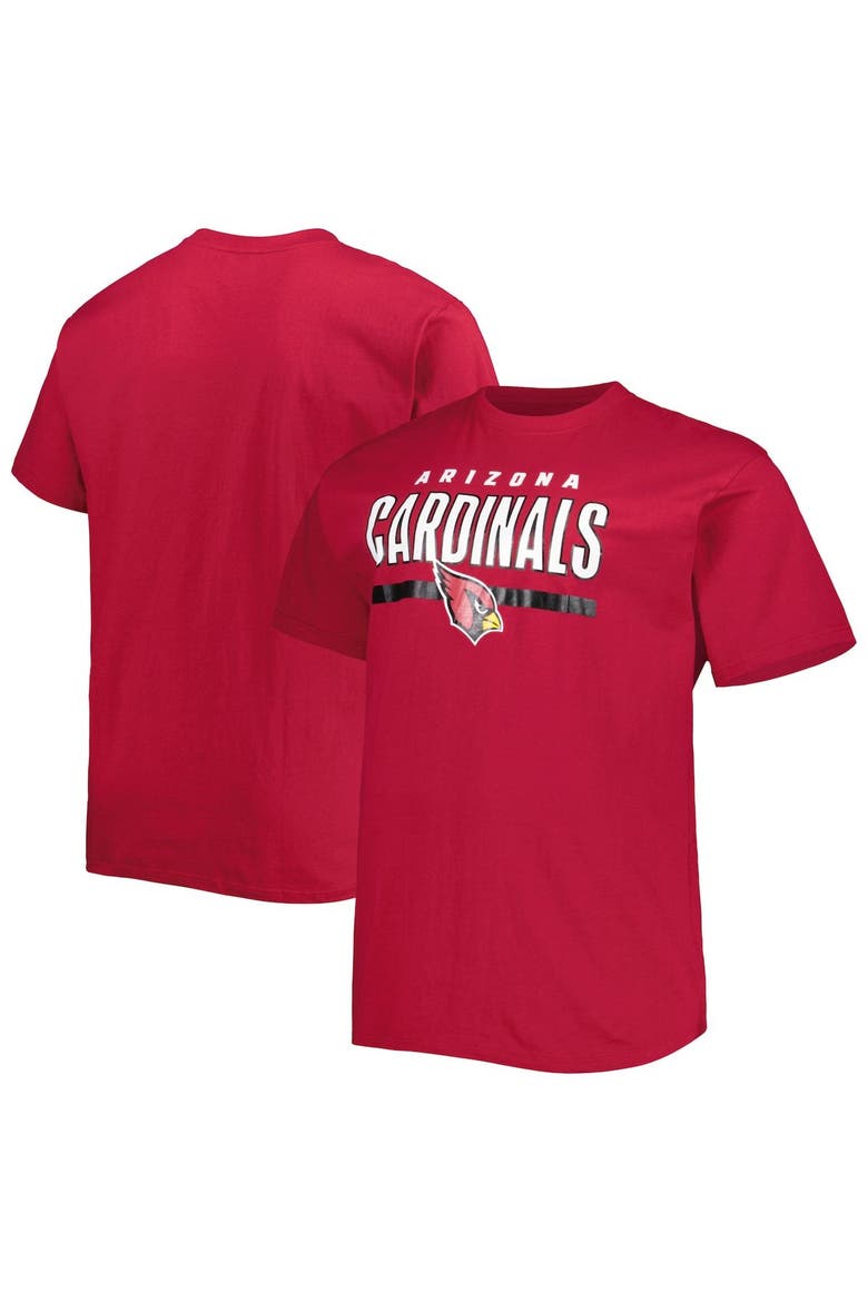 Men's Fanatics Branded Cardinal Arizona Cardinals Big & Tall Speed & Agility T-Shirt, Main, color, Cardinal