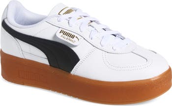 スニーカー PUMA Palermo Elevator Leather Womens White 40046102 Palermo Moda Elevated Women's Sneakers | PUMA