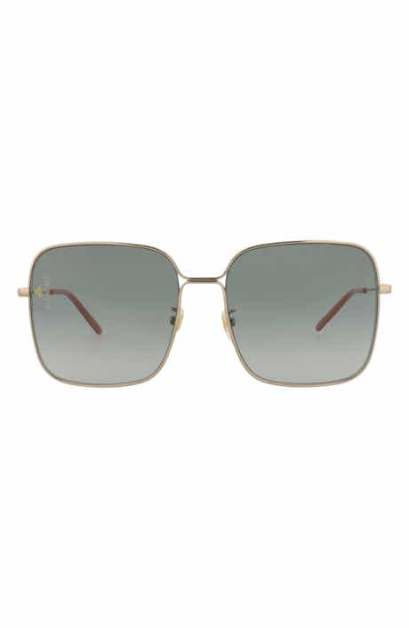 Gucci 60mm Square Sunglasses