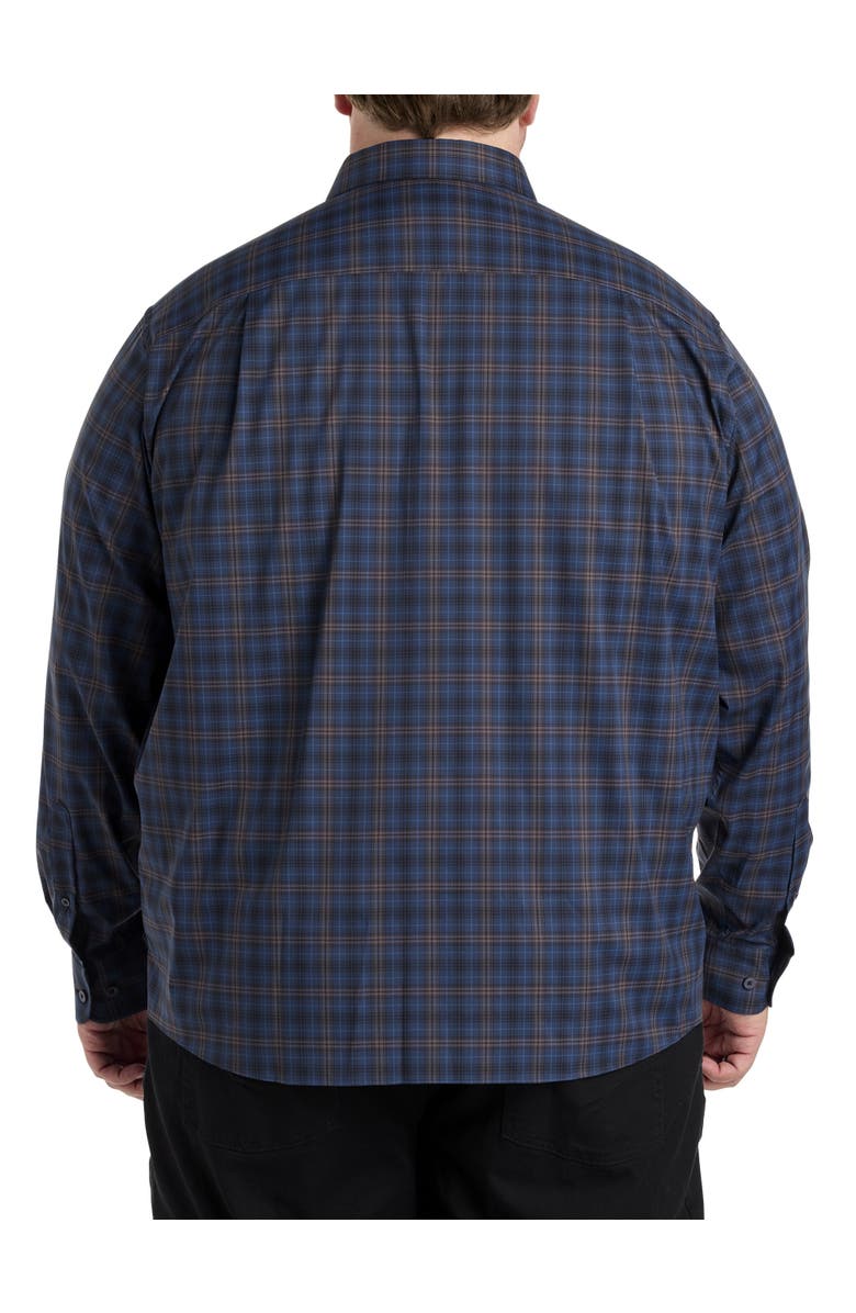 Untuckit Fit by Dxl Welch Sport Shirt, Alternate, color, Navy