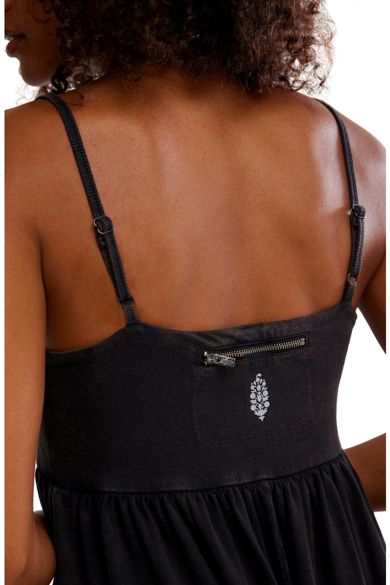 FP Movement Hot Shot Strappy Stretch Cotton Jumpsuit, Alternate, color, BLACK