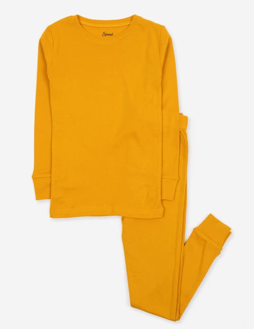 Leveret Kids Two-piece Solid Cotton Matching Family Pajamas In Multi