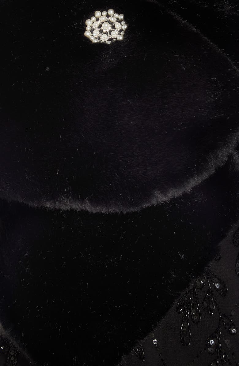 Adrianna Papell Faux Fur Shawl, Alternate, color, 