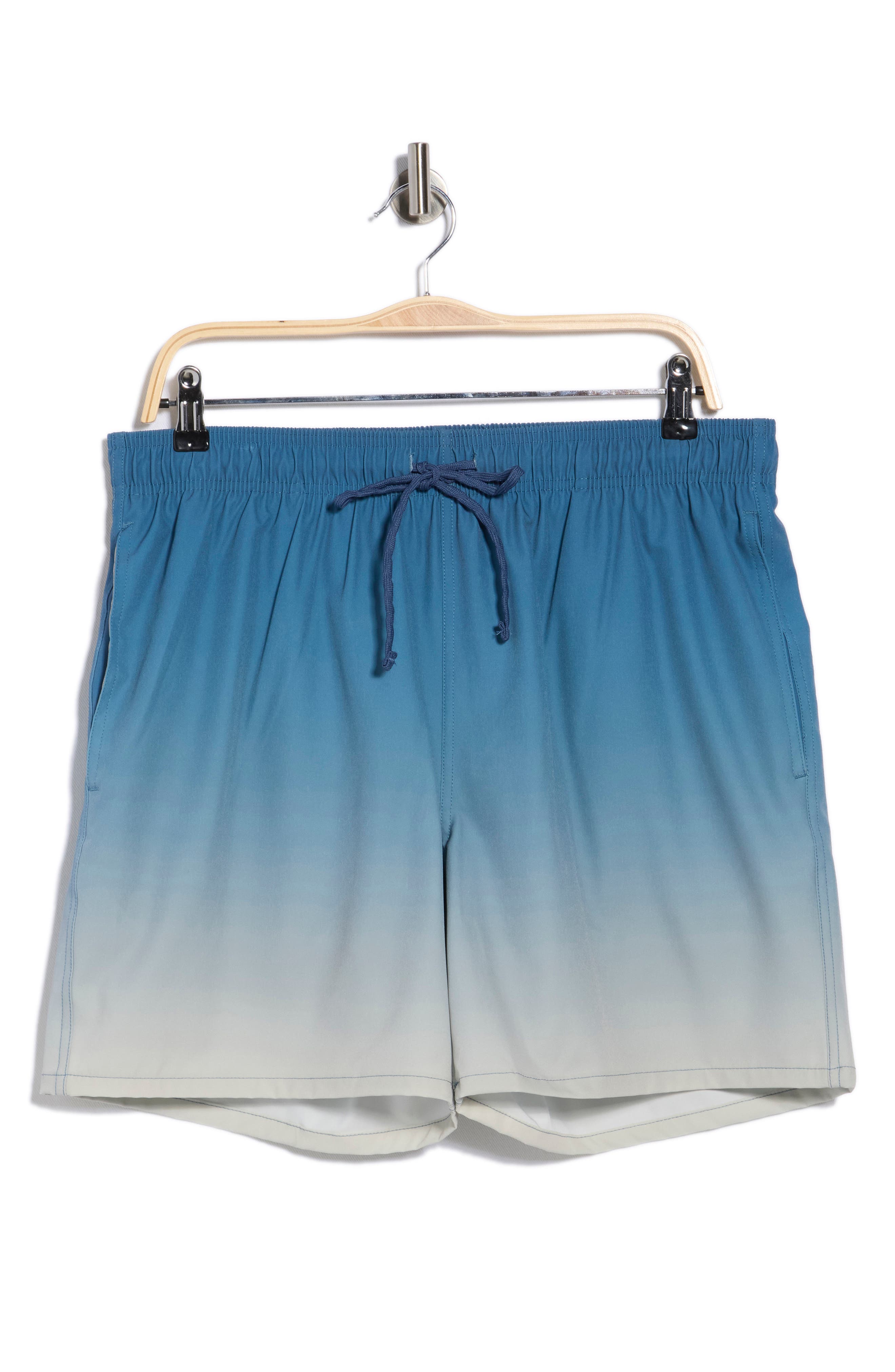 Rainforest Ombrè Swim Trunks In Blue
