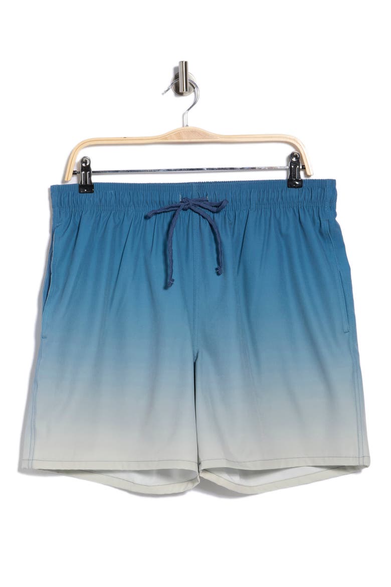 Ombrè Swim Trunks, Alternate, color, BERING SEA TO BIRCH