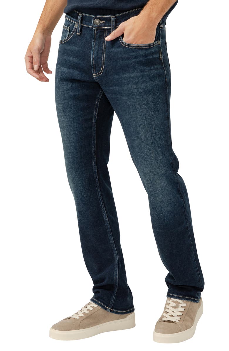 Silver Jeans Co. Allan Straight Leg Jeans, Alternate, color, 