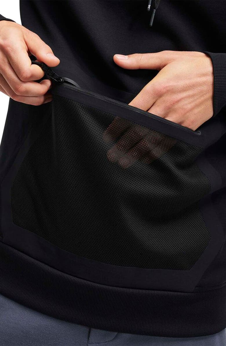 On Pullover Hoodie, Alternate, color, Black