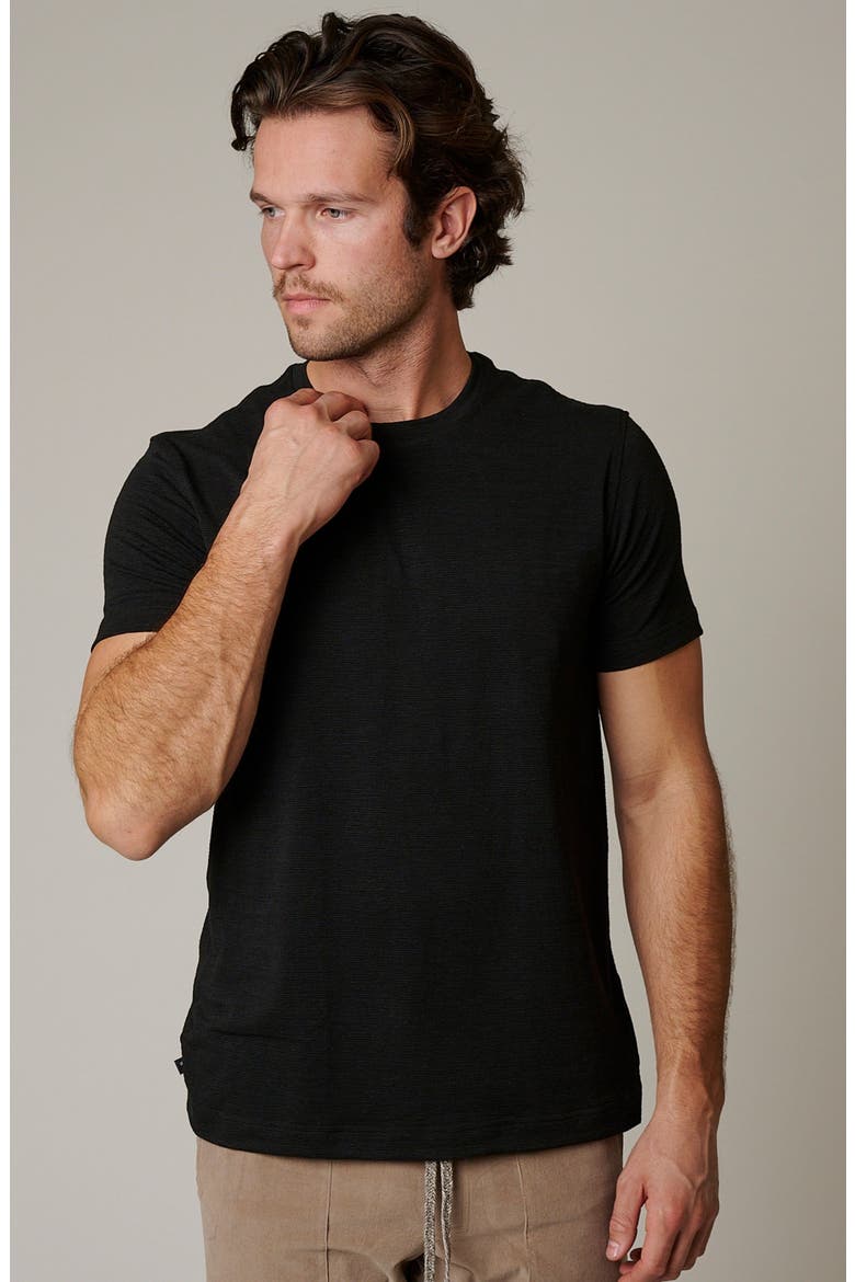 Slub T-Shirt, Alternate, color, Matte Black